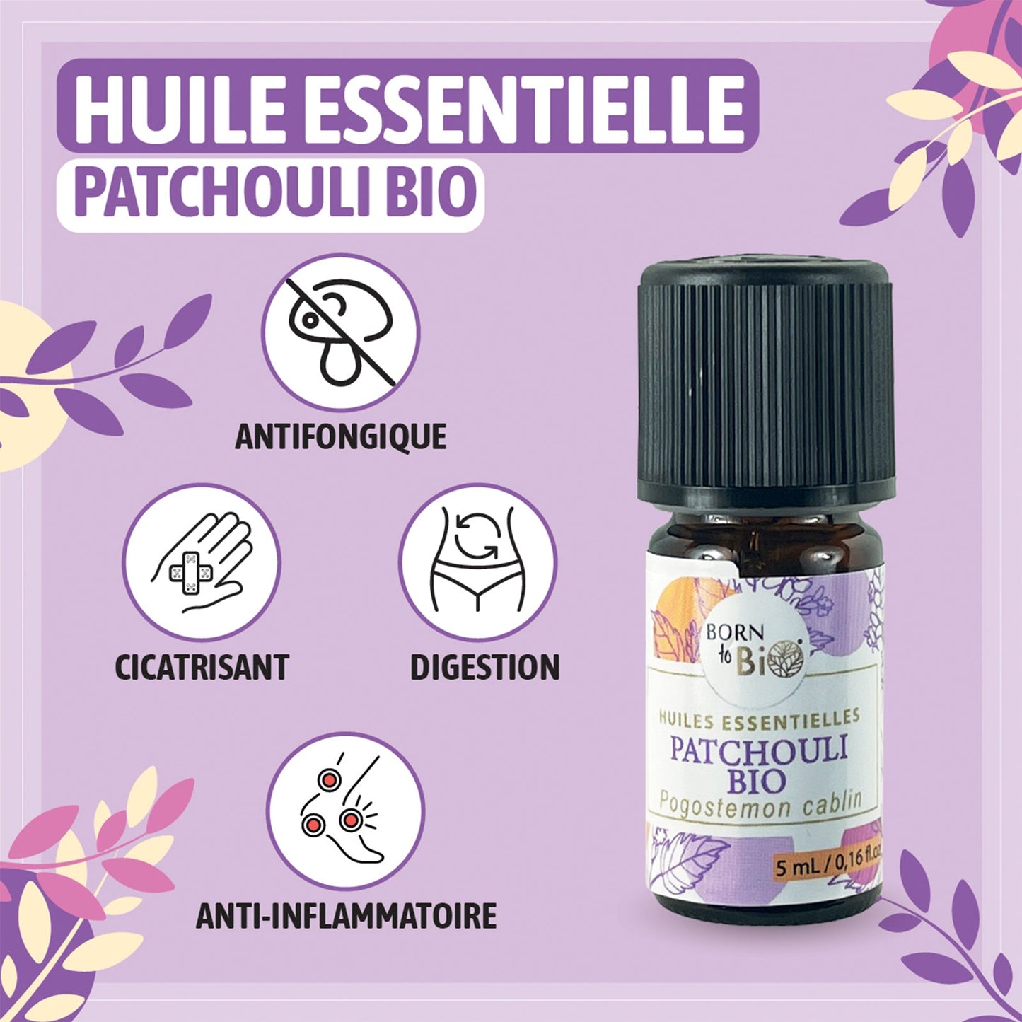 Huile essentielle Patchouli Certifiée Bio-1