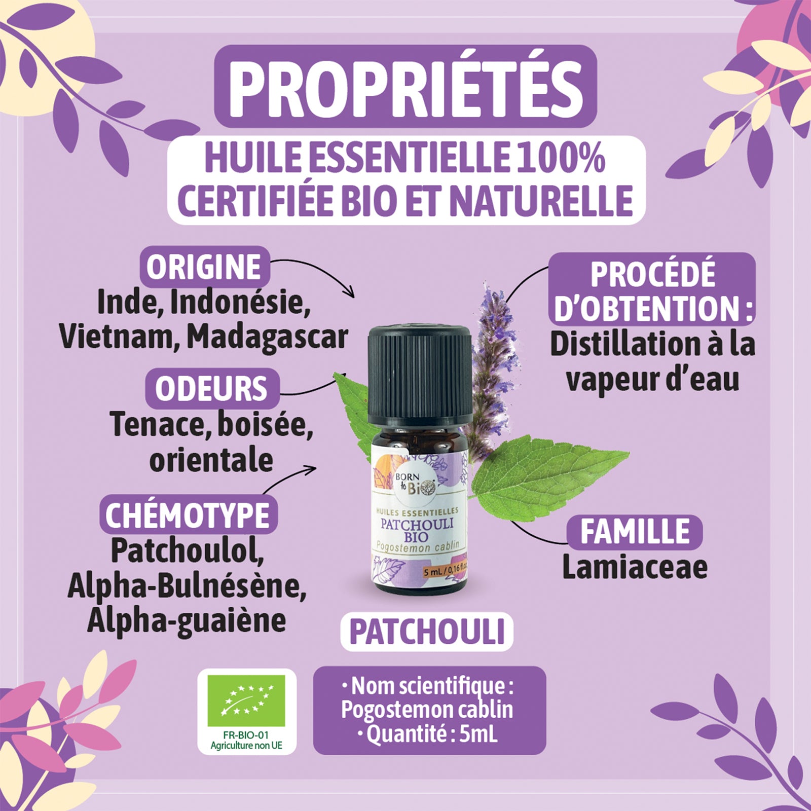 Huile essentielle Patchouli Certifiée Bio-2