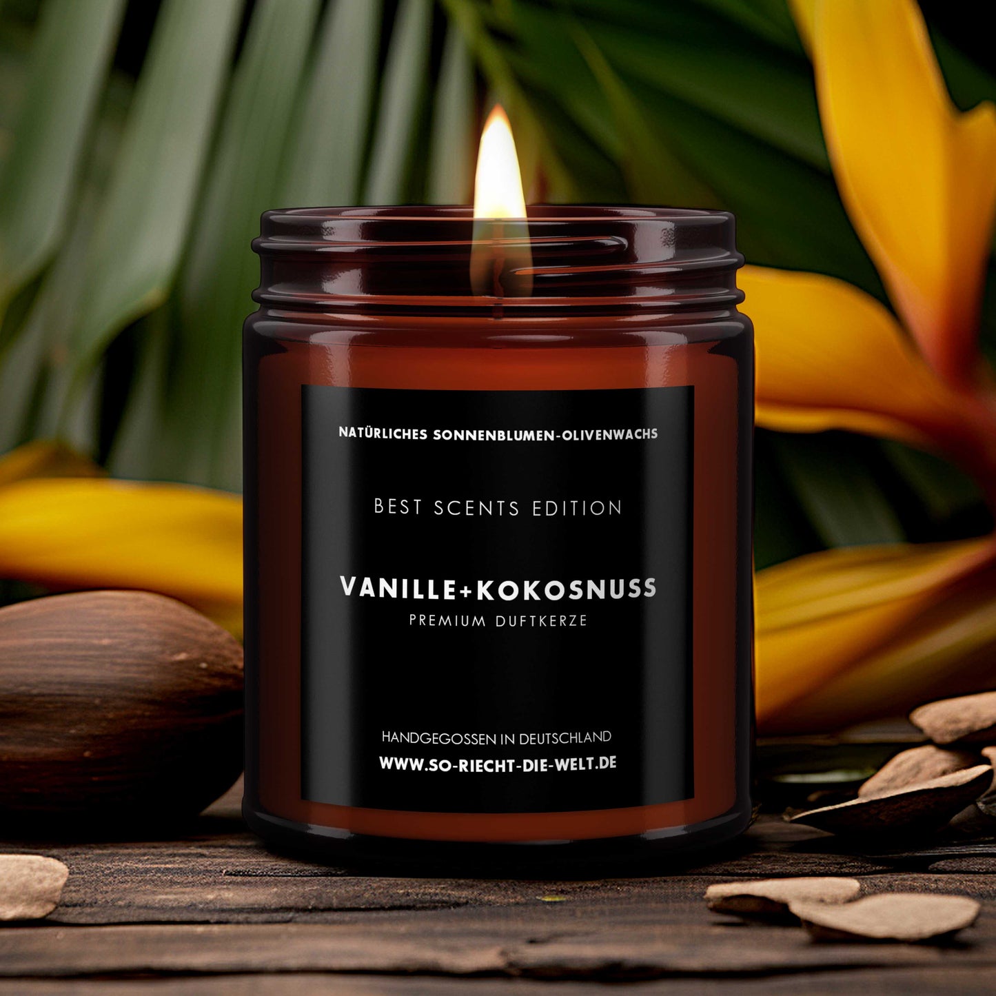 Vanille & Kokosnuss Kerze - Best Scents Edition-1